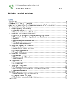 Linkki dokumenttiin - Development of Clinical Audits for Medical Use