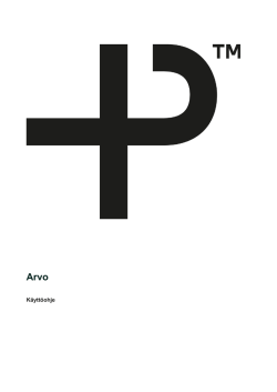 Arvo - Procountor: ohjekirja