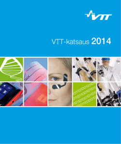 isoille ja pienille yrityksille, ks. VTT-katsaus (pdf