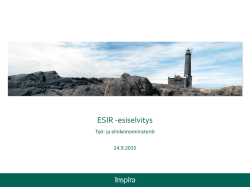 ESIR_esiselvitys