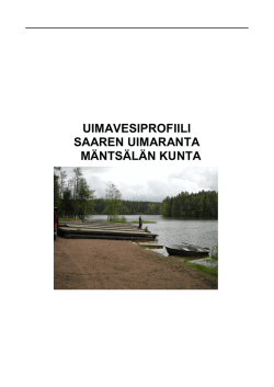 Mäntsälä Saaren uimaranta 2015