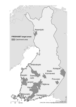 Kiskonjoki Karjaanjoki Vanajavesi Päijänne Etelä - ELY