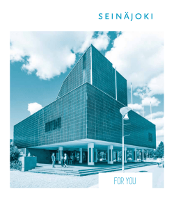 For You - brochure about Seinäjoki (2015)