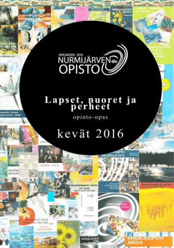 kevät 2016 - Nurmijärven Opisto