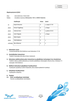 6/2015 - Suomen Uimaliitto