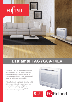 Lattiamalli AGYG09-14LV