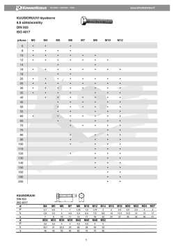 KUUSIORUUVI täyskierre 8.8 sähkösinkitty DIN 933 ISO 4017 1