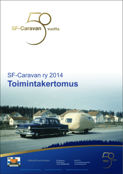 Toimintakertomus 2014 - SF-Caravan ry