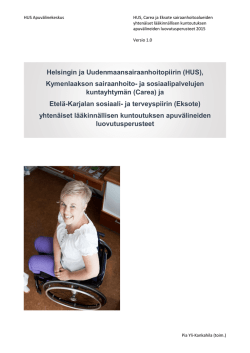 HYKS Erva apuv&auml;lineiden luovutusperusteet