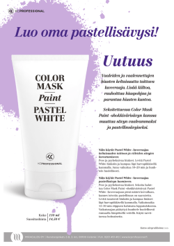 Color Mask Paint Pastel White