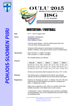 INVITATION / FOOTBALL