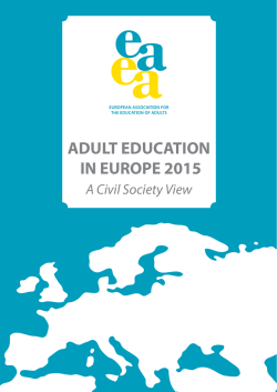 adult education in europe 2015 - European Association for the