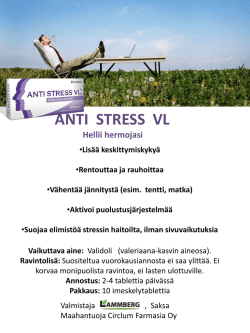 ANTI STRESS VL - Circlum Farmasia Oy
