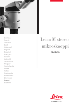 Leica M stereo- mikroskooppi