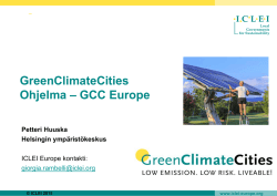 Green Climate Cities -ohjelma