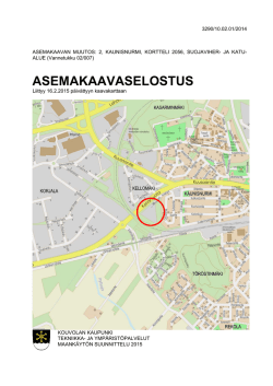 Kaavaselostus liitteineen 050515, Vannetukun