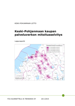 Kaupan palveluverkon mitoitusselvitys Liite A Keski