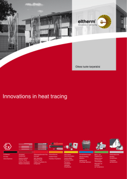 Innovations in heat tracing