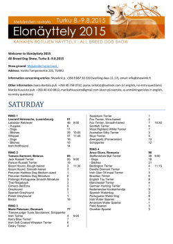 SATURDAY