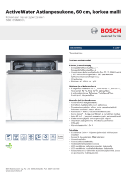 Bosch SBE 65N00EU