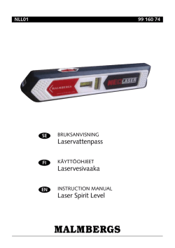 Laservattenpass Laser Spirit Level Laservesivaaka