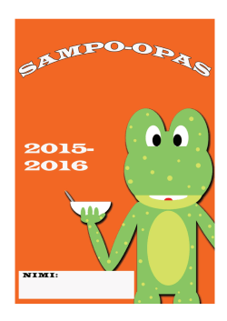 SAMPO-OPAS 2015-2016 - Sammon keskuslukio