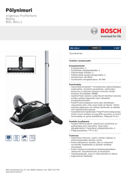Bosch BGL 8ALL1