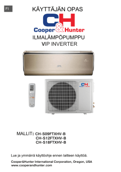 Cooper&Hunter VIP ilmalämpöpumppu FIN