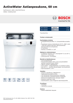 Bosch SMU 50E62SK