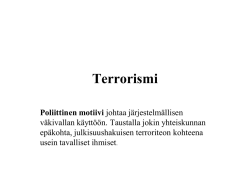Terrorismi