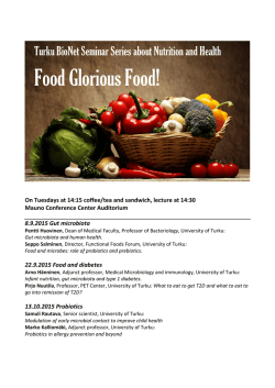 information about the "Food Glorious Food!"