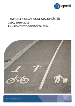 CO2-raportti 2015 - Tampereen kaupunki