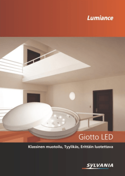 Giotto LED-esite - Havells Sylvania Finland Oy