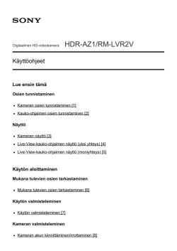 HDR-AZ1/RM-LVR2V