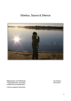Sibelius, Sauna & Silence
