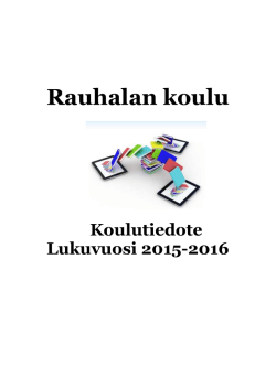 Koulutiedote - Rauhala lv.2015-20161 online