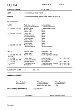 Pöytäkirja PDF-muodossa