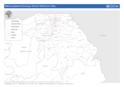 Sierra Leone:Koinadugu District Reference Map