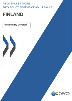 Data policy reviews of adult skills, Finland
