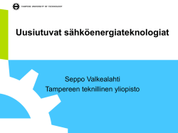 Valkealahti Seppo, Tampereen teknillinen yliopisto