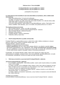 Pakkausseloste: Tietoa käyttäjälle Perindopril Bluefish 4 mg