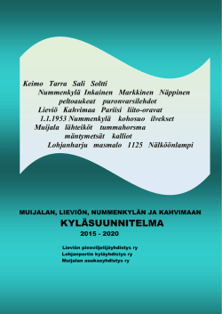 Muijalan, Lieviön, Nummenkylän ja Kahvimaan