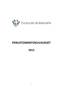 PERUSTOIMINTOKUVAUKSET
