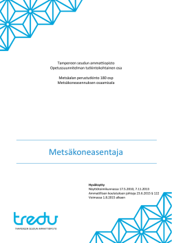 Metsäkoneasentaja