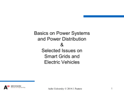 Basic Principles of Power Distribution System and