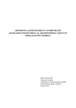 Avaa tiedosto - TamPub etusivu