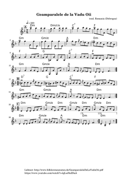 Geamparalele de la Vadu Oii