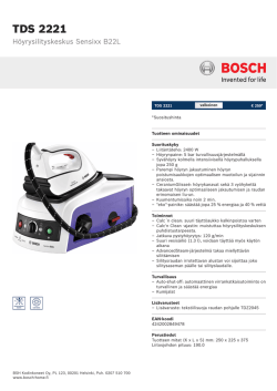 Bosch TDS 2221