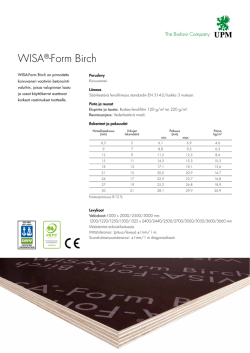 WISA®-Form Birch