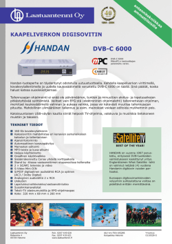 051 Handan DVB-C 6000.indd - Digi